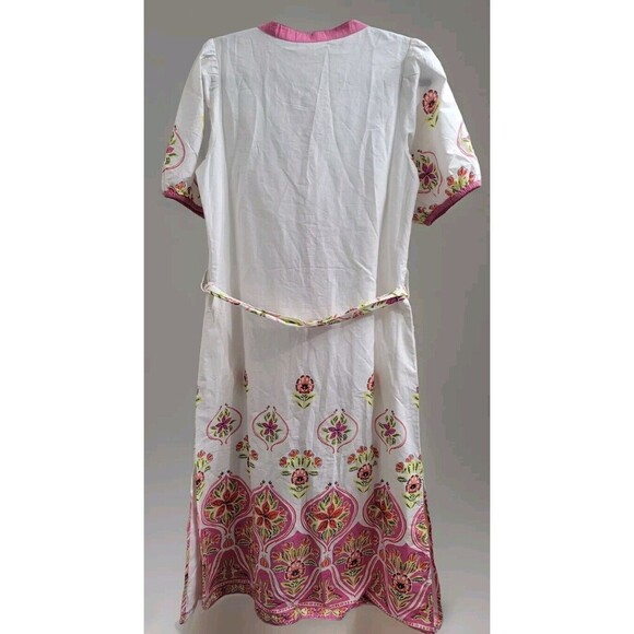 Roller Rabbit Fontana Border Sutton Belted Caftan Size Small Pockets Boho NEW - Picture 16 of 16
